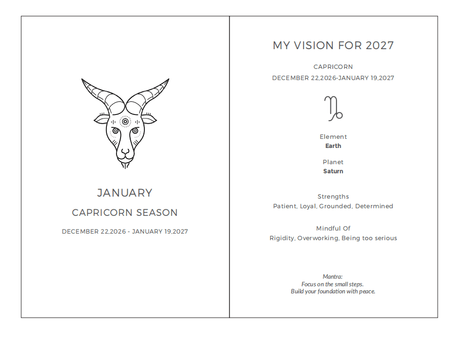 2027 Mindful Planner